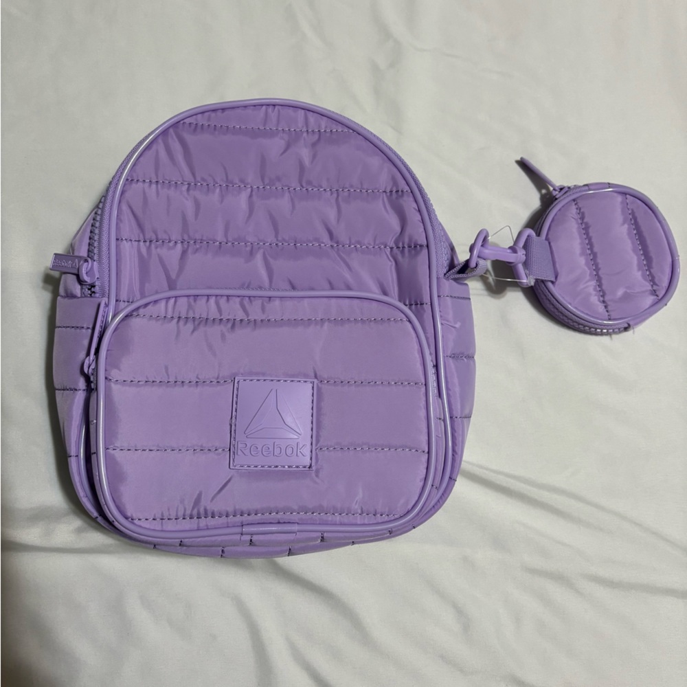 NWT Reebok Poppy Mini Backpack, purple